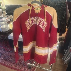 University of Denver hockey style sweatshirt